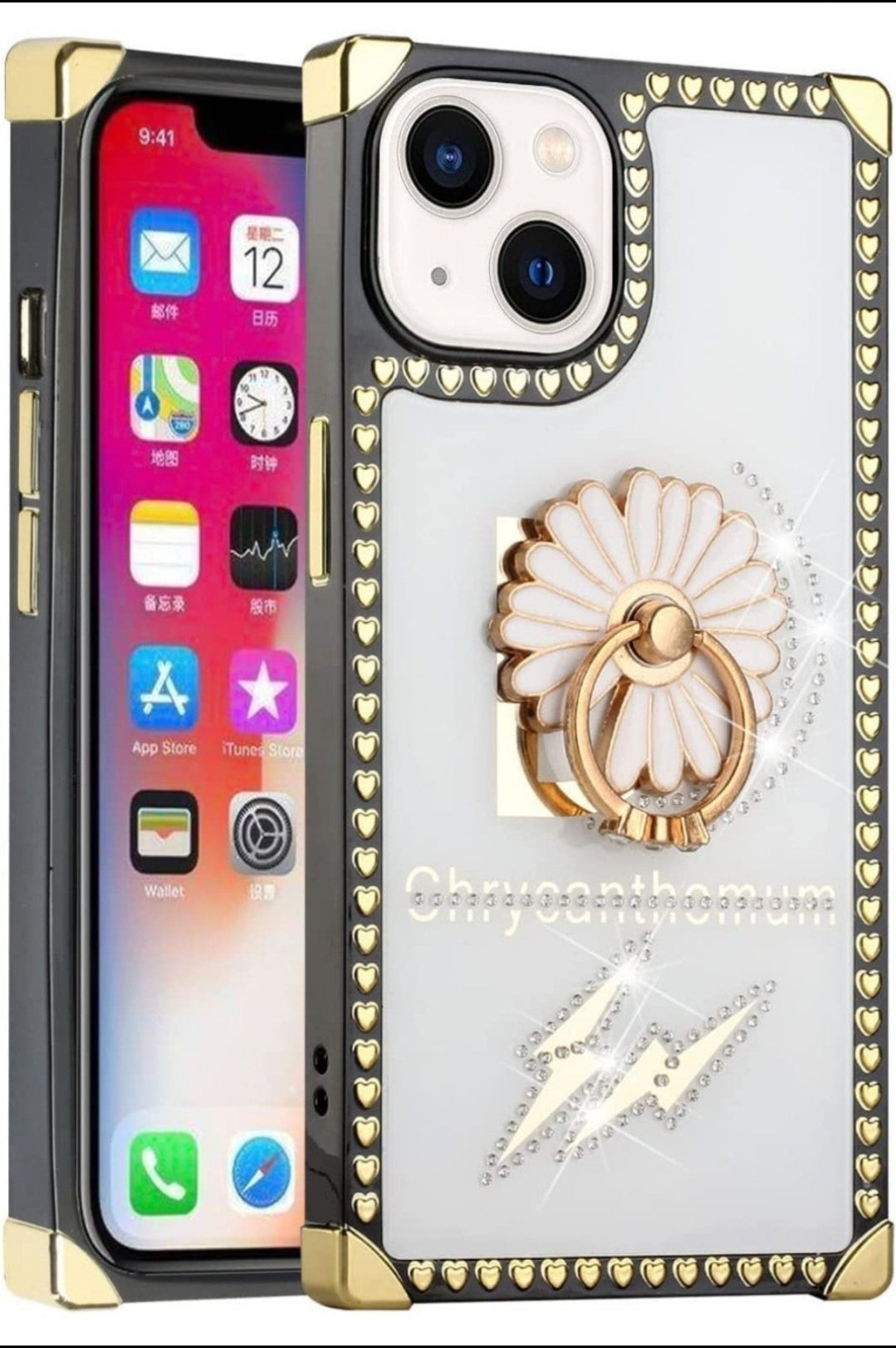 iPhone 13 Pro Flower Ring White