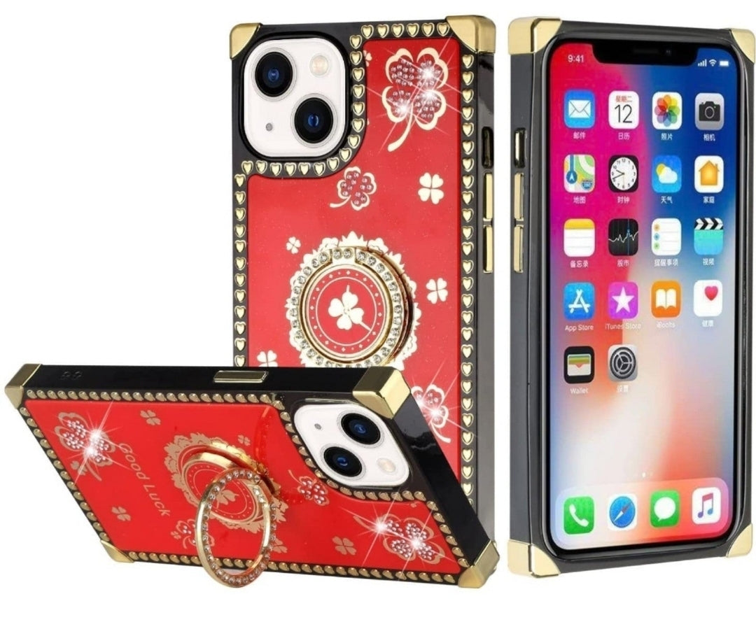 iPhone 13 Pro Good Luck Floral Red