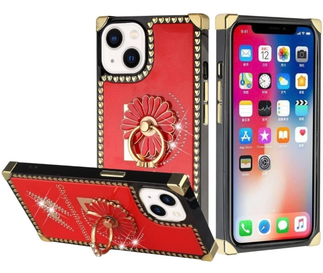 iPhone 13 Pro Flower Ring Red