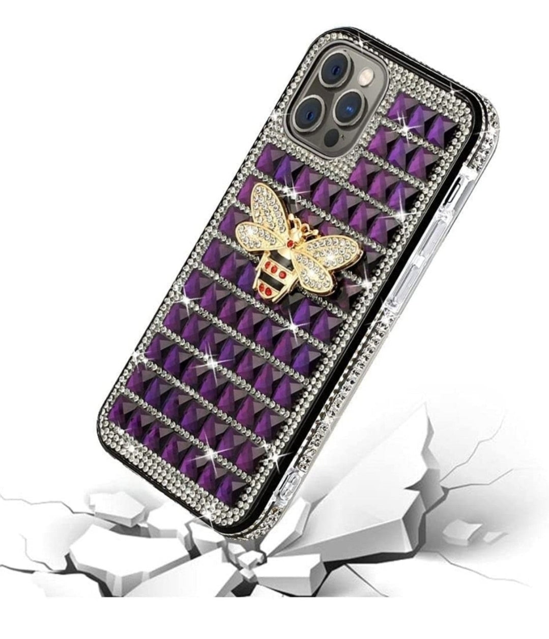 iPhone 13 Pro Bee On Purple