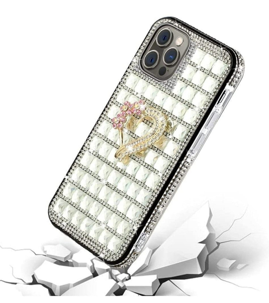 iPhone 13 Pro Max Heart on Silver