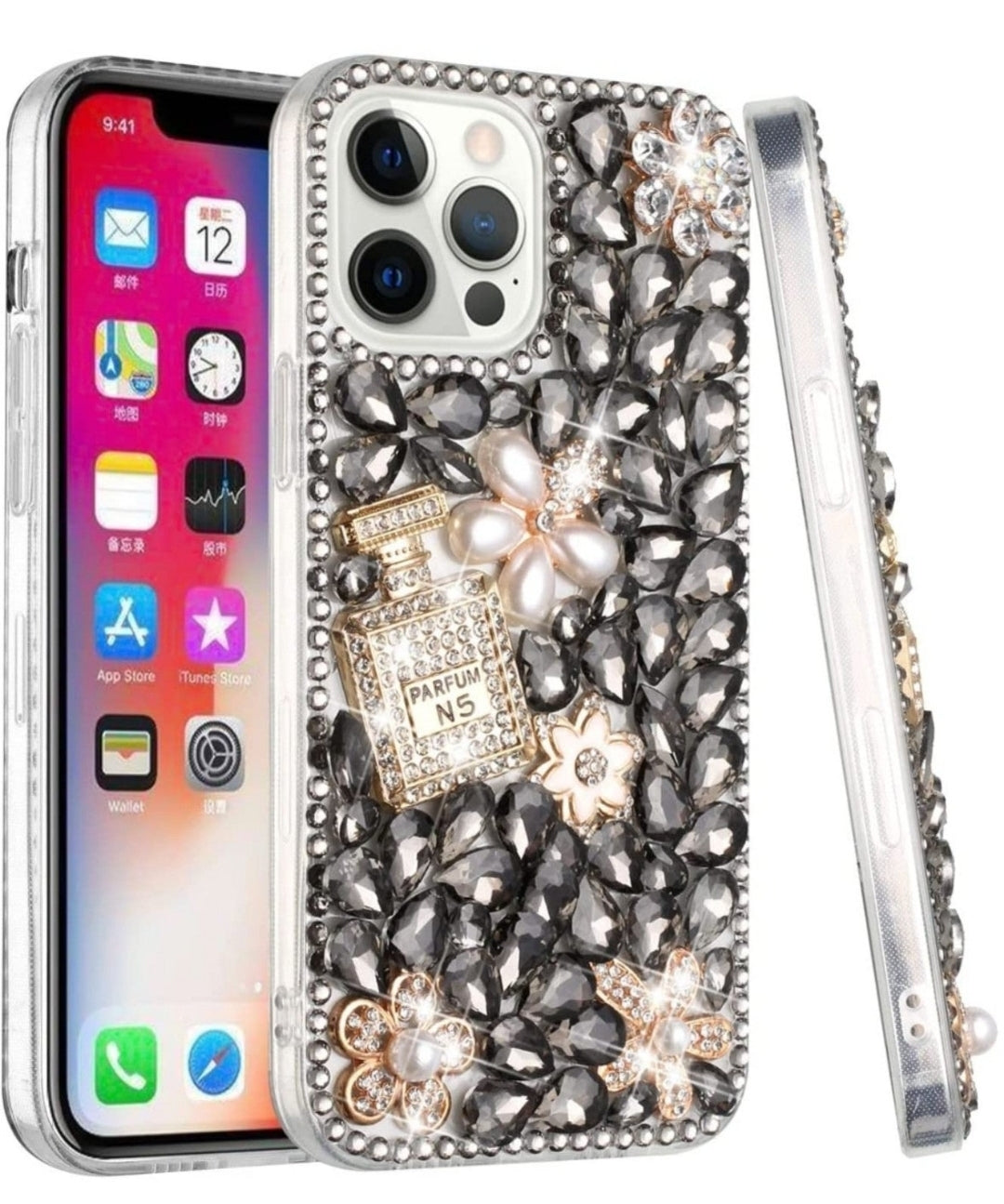 iPhone 13 Pro Pearl Flowers/Perfume Smoke
