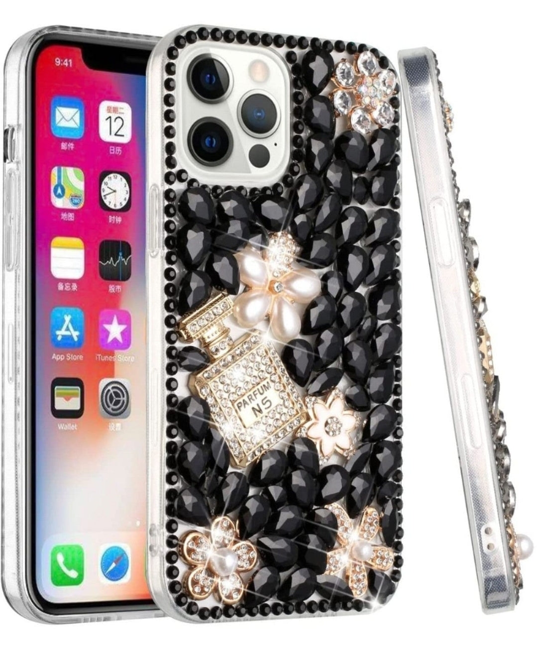 iPhone 13 Pro Pearl Flowers/Perfume B
