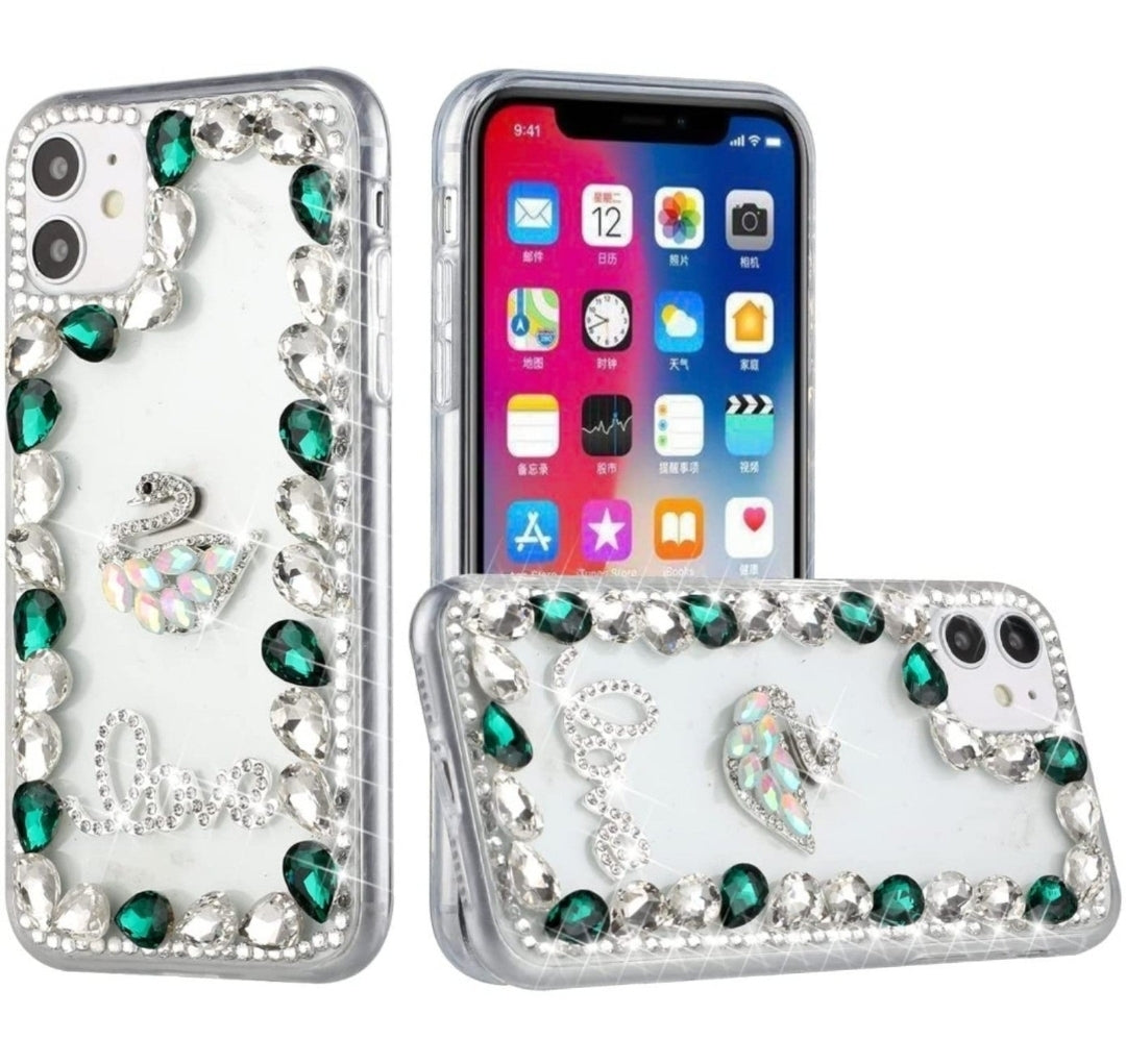 iPhone 13 Pro Green Love Bird