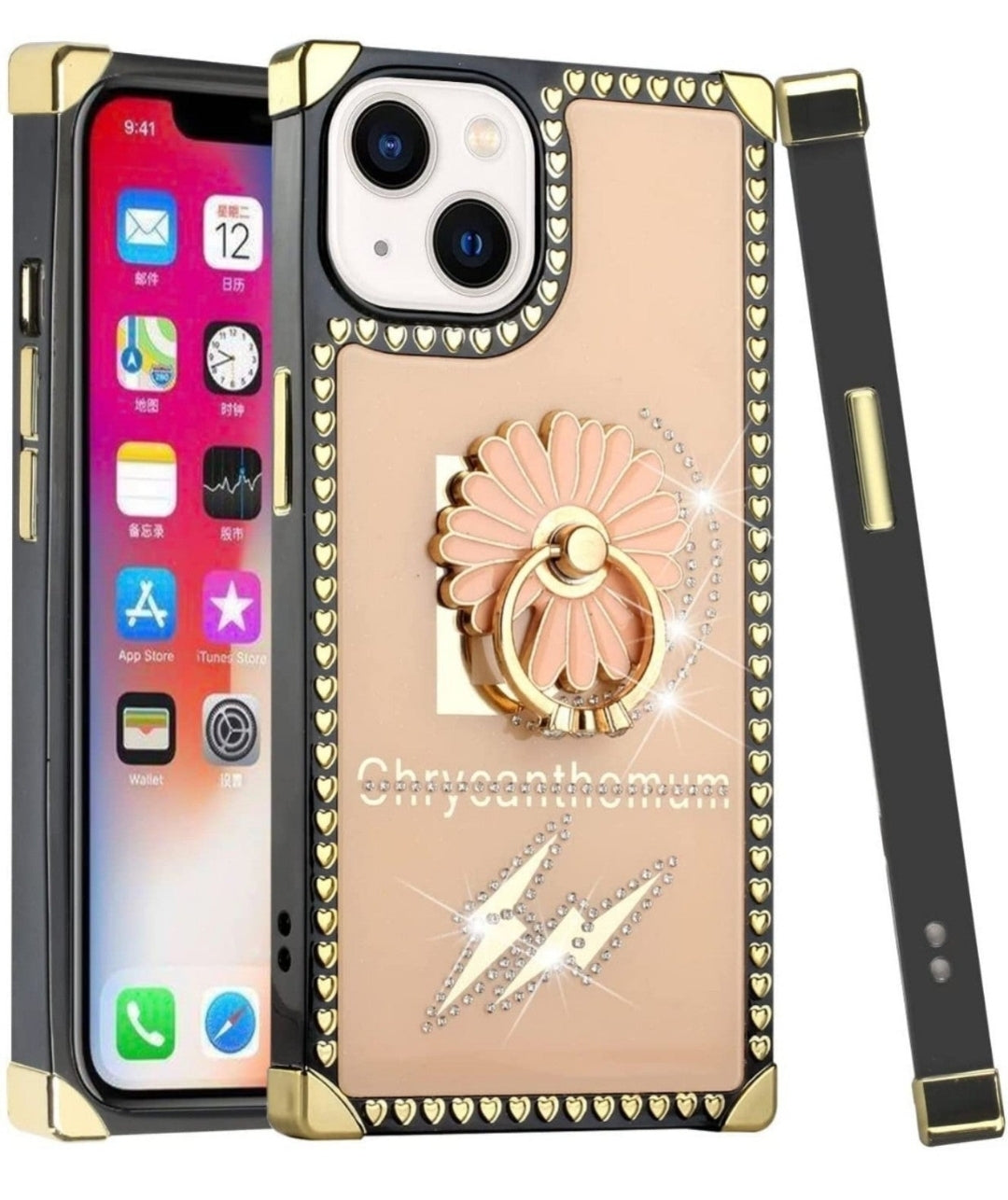 iPhone 13 Pro Flower Ring Gold