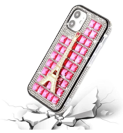 iPhone 13 Pro Eiffel Tower On Hot Pink