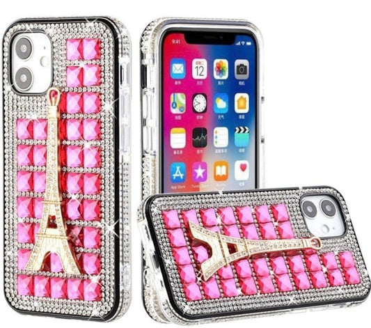iPhone 13 Pro Eiffel Tower On Hot Pink