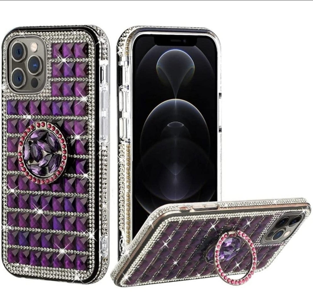 iPhone 13 Pro Ring Stand On Purple