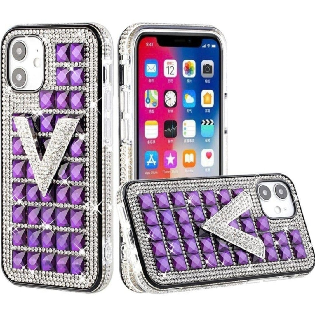 iPhone 13 Pro Max V On Dark Purple