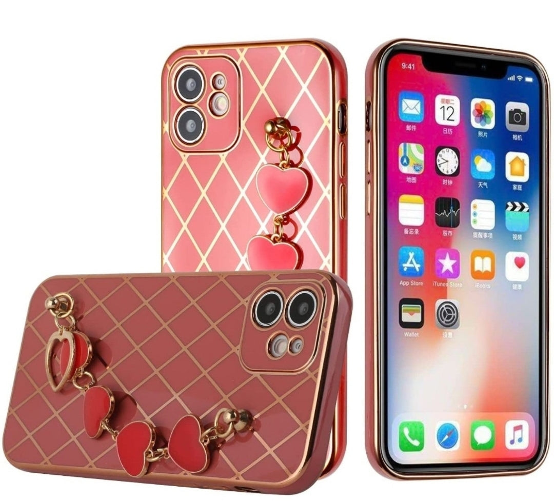 iPhone 13 Pro Hearts Chain