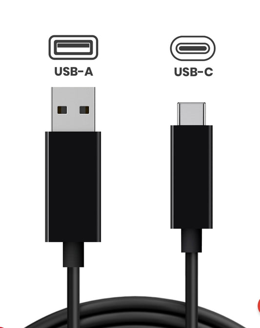 USB A - C Cable for PlayStation 5 PS5 5ft