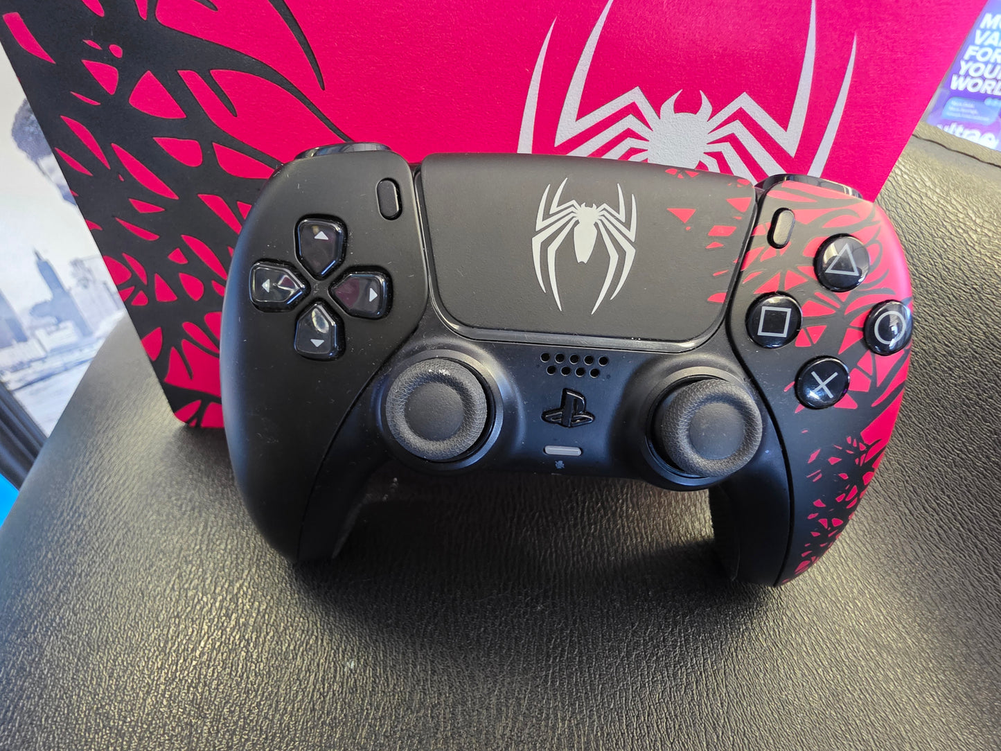 Custom Spider-Man PlayStation 5 Pro with Disc drive