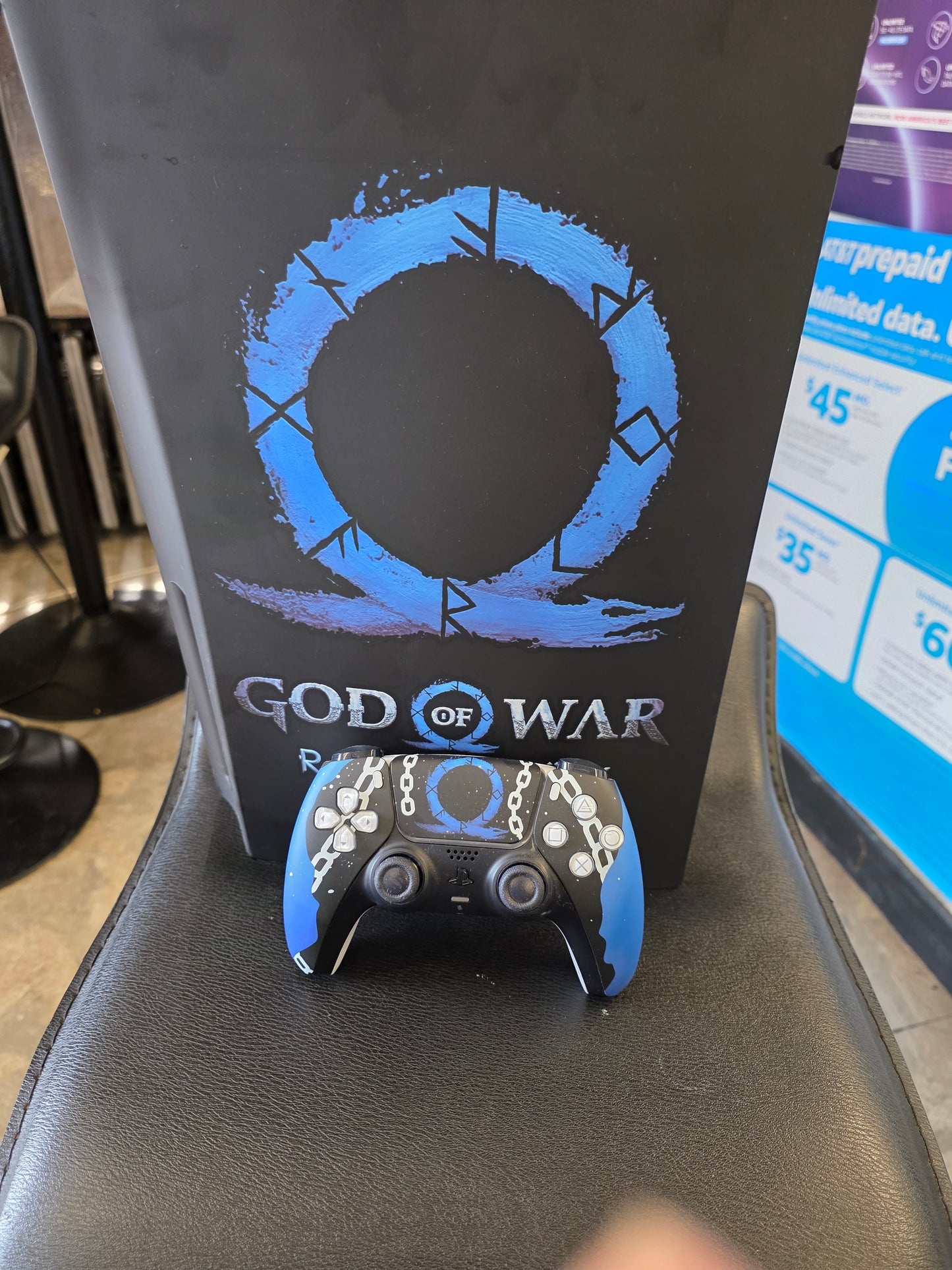 PlayStation 5 Console (Renewed)
God Of War/Ragnarok with Custom Controller
