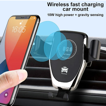 Wireless car charger vent holder