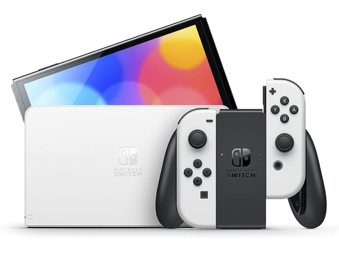 Nintendo Switch OLED Model HEG-001 Handheld Console - 64GB - White