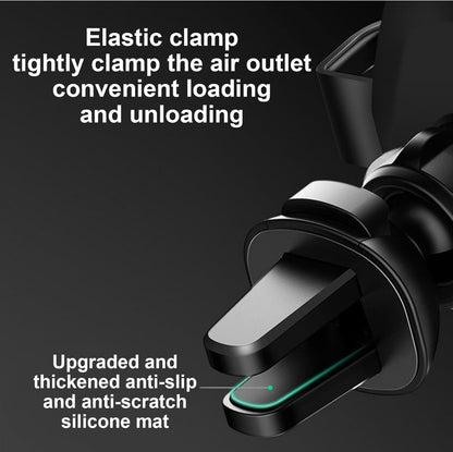 Wireless car charger vent holder