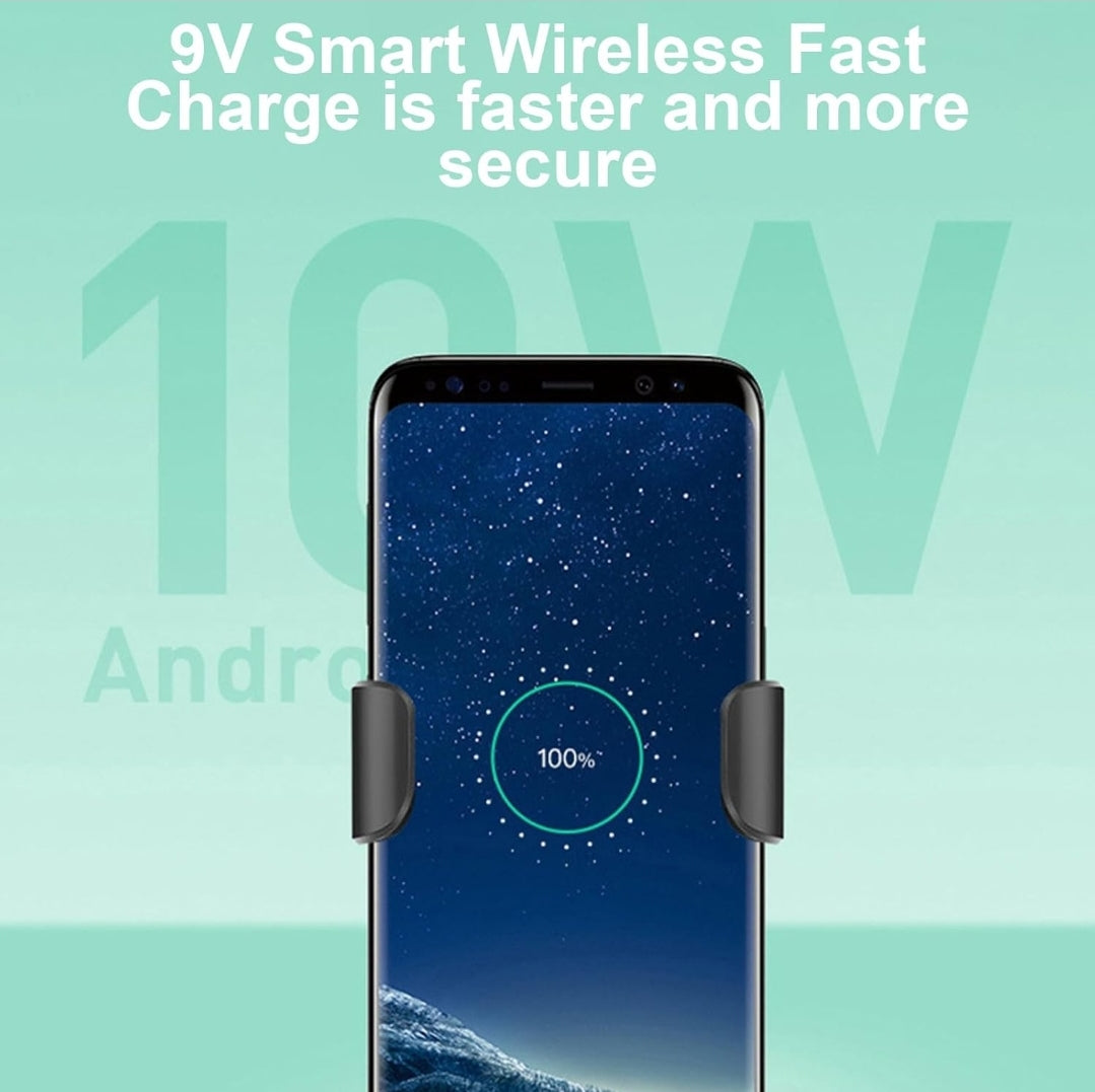 Wireless car charger vent holder